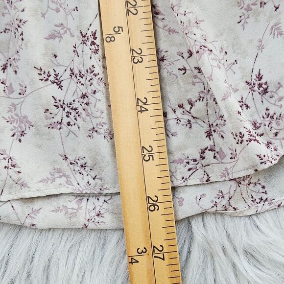 Perfectly Priscilla Plus Size 3XL Floral Smocked Blouse Cottagecore Peplum Top - Picture 12 of 12